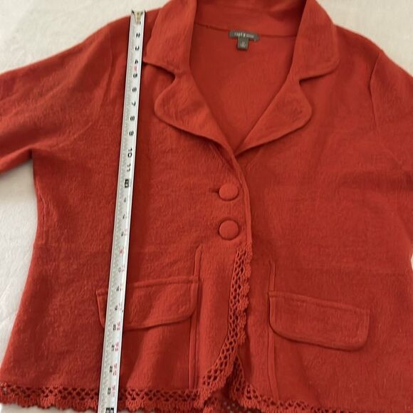 Apt. 9 100% wool sweater cardigan jacket size 1X - Picture 10 of 10